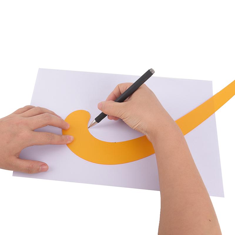 3 шт./набор прочных пластиковых изысканных французских лекальных линеек